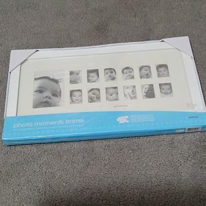 Baby first year photos frame